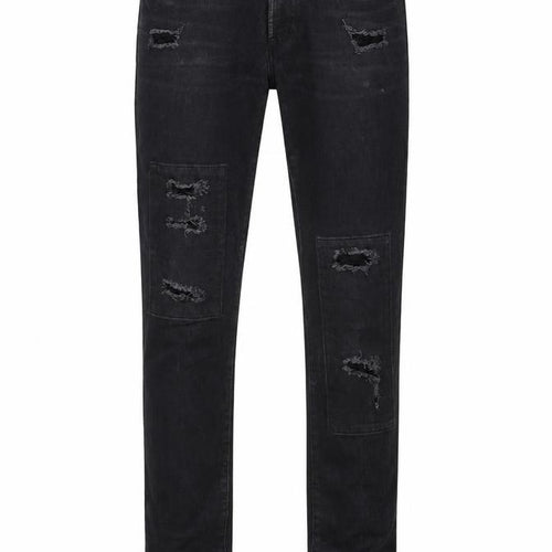 Gap Mens Black Cotton Skinny Jeans Size 26 in Regular Zip
