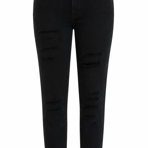 Very Womens Black Cotton Skinny Jeans Size 8 Regular Zip