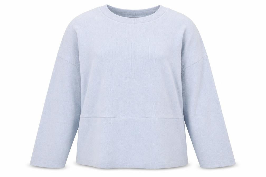 F&F Womens Blue Boat Neck Polyester Pullover Jumper Size 16
