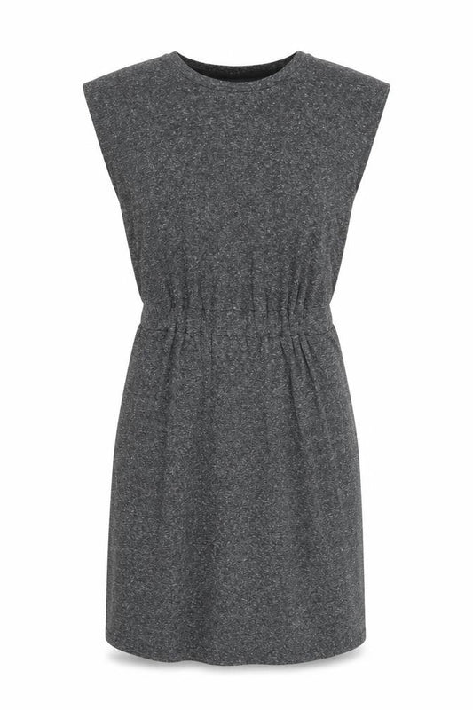 Front view of Topshop women’s green polyester a-line, size UK 6, round neck pullover