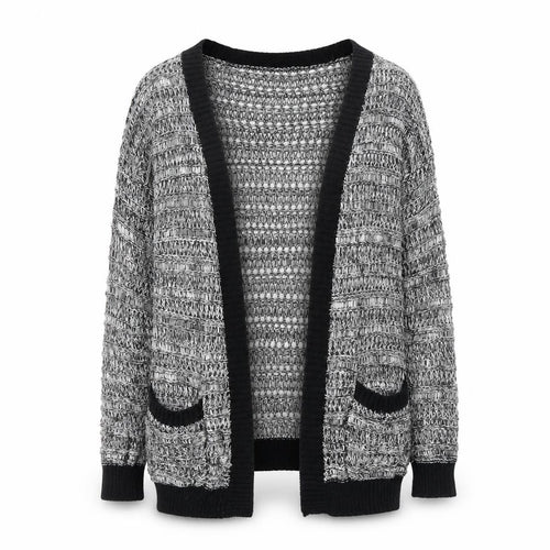 George Womens Grey V-Neck Acrylic Cardigan Jumper Size 10