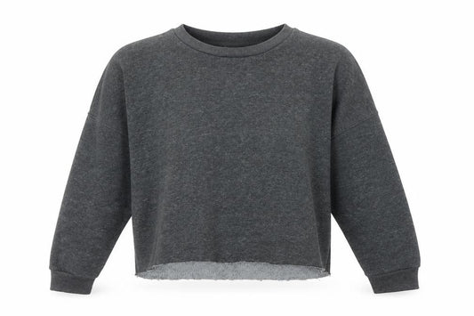 Front view of Primark women’s grey polyester pullover sweatshirt size 2xs pullover