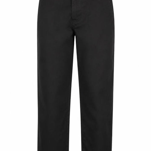 Preworn Boys Black Viscose Chino Trousers Size 5-6 Years Regular Zip