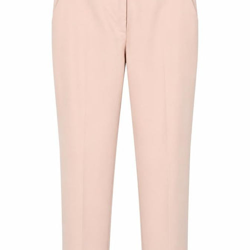 Made in Italy Womens Pink Polyester Chino Trousers Size 2XL Regular Zip