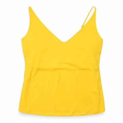 Dorothy Perkins Womens Orange Polyester Basic Tank Size 10 V-Neck
