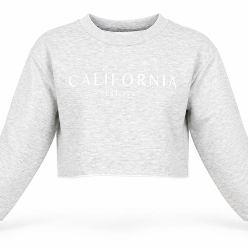 Boohoo Womens Grey Polyester Pullover Sweatshirt Size 10 Pullover - California