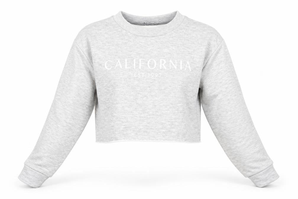 Boohoo Womens Grey Polyester Pullover Sweatshirt Size 10 Pullover - California