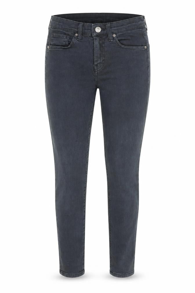 Topshop Womens Blue Cotton Skinny Jeans Size 28 in L32 in Regular Zip