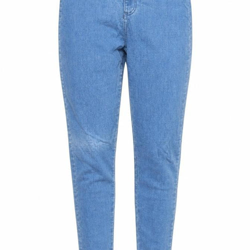 Denim & Co. Womens Blue Cotton Skinny Jeans Size 12 Regular Zip
