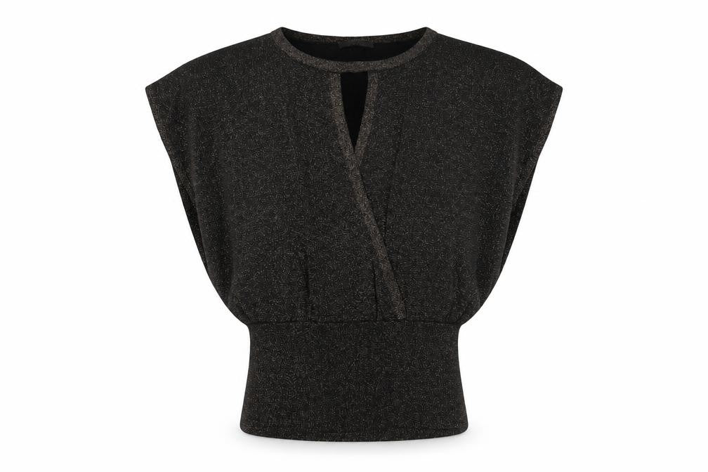 Oasis Womens Black Boat Neck Viscose Pullover Jumper Size S - Cut Out Detail