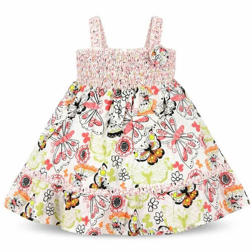 M&Co Baby Multicoloured Geometric 100% Cotton A-Line Size 3-6 Months Round Neck Pullover - Butterfly