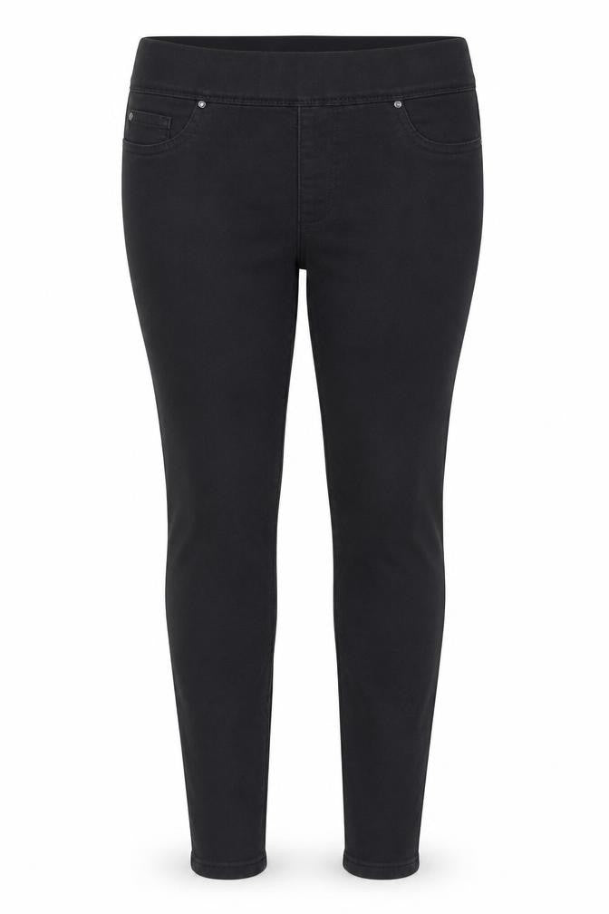 Denim & Co. Womens Black Cotton Jegging Jeans Size 12 Regular