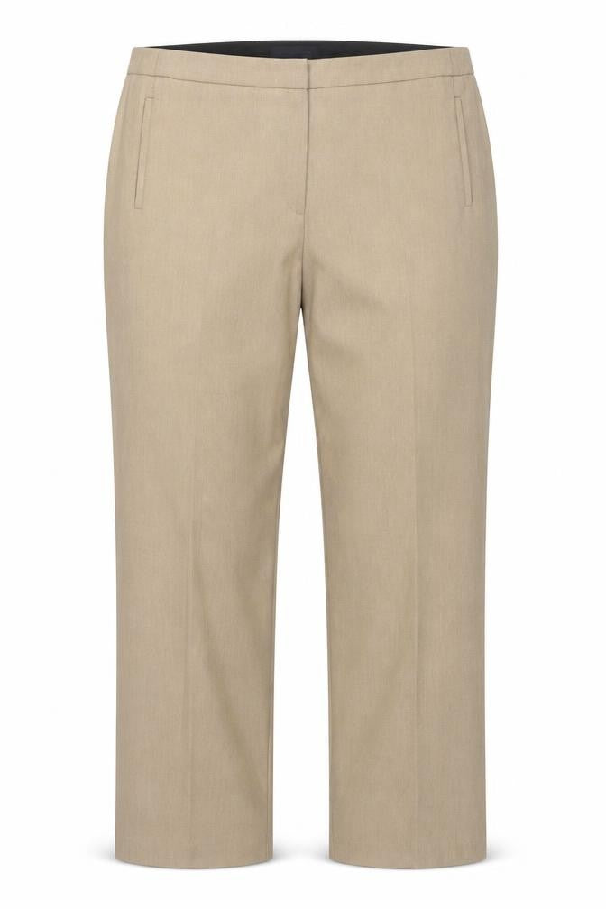 Front view of Marks & Spencer women’s brown polyester skimmer shorts, size UK 40, in regular hook & eye