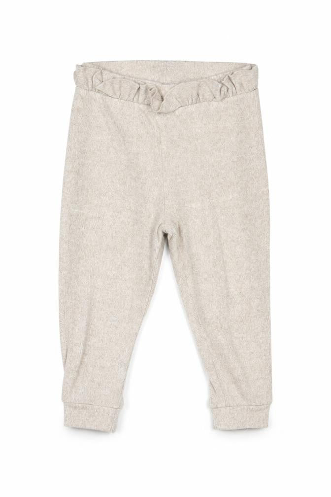 Disney Girls Beige Viscose Jogger Leggings Size 18-24 Months Pullover