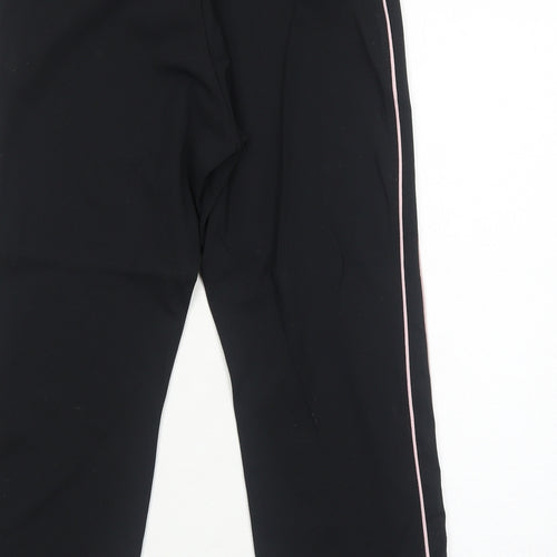 Marks and Spencer Womens Black Polyamide Cropped Leggings Size 12 Regular