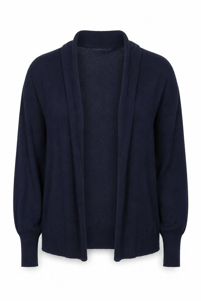 VERO MODA Womens Blue V-Neck Polyester Cardigan Jumper Size XS - Open