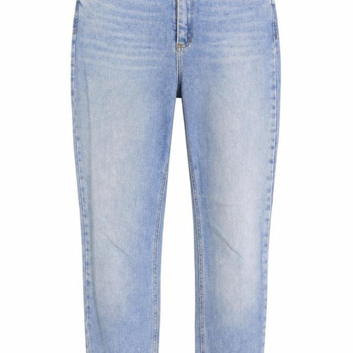 ASOS Womens Blue Cotton Straight Jeans Size 30 in Regular Zip