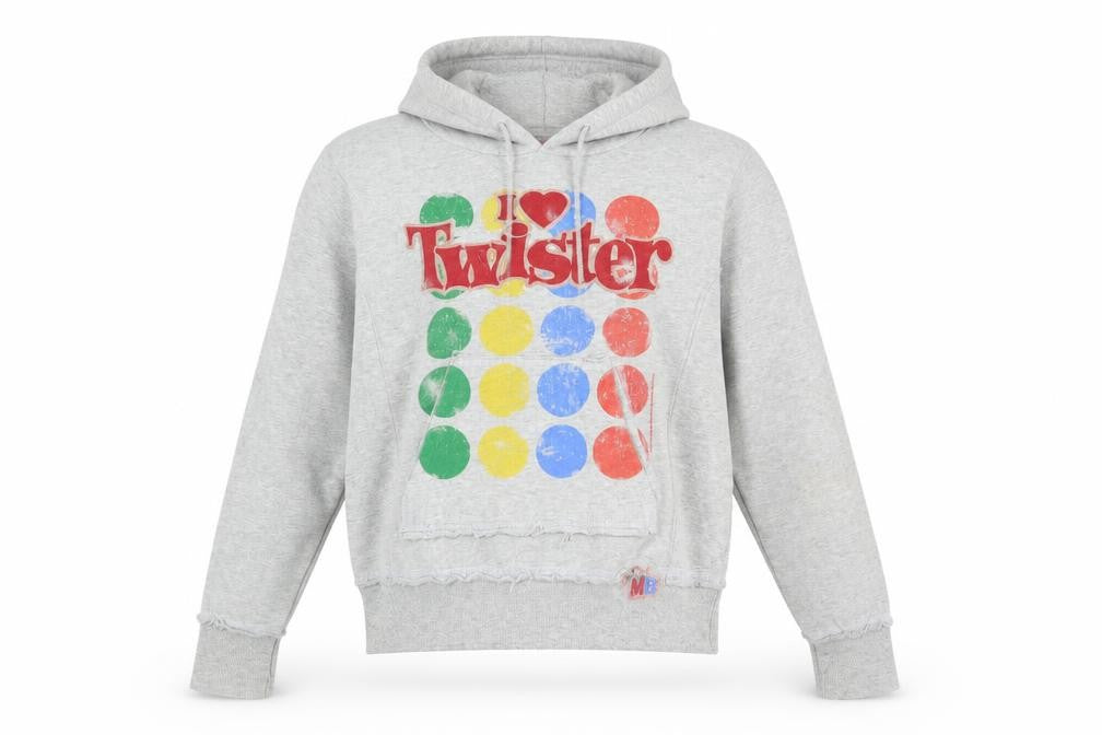 Famous Forever Womens Grey Cotton Pullover Hoodie Size XL Pullover - Twister