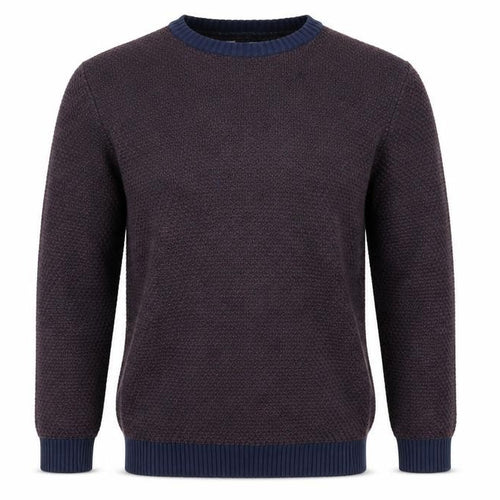 Topman Mens Blue Round Neck Acrylic Pullover Jumper Size M Long Sleeve