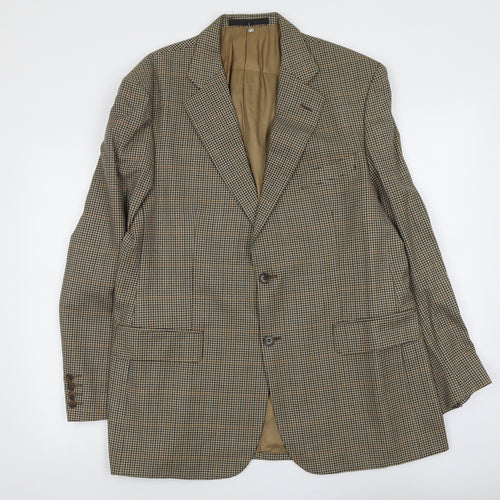Marks and Spencer Mens Beige Wool Jacket Suit Jacket Size M Regular