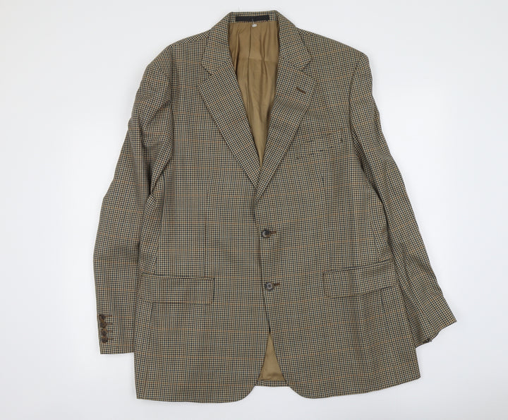 Marks and Spencer Mens Beige Wool Jacket Suit Jacket Size M Regular