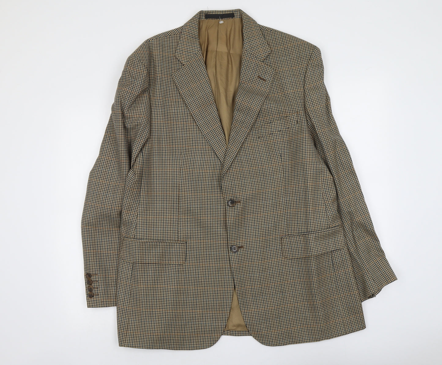 Marks and Spencer Mens Beige Wool Jacket Suit Jacket Size M Regular
