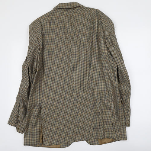 Marks and Spencer Mens Beige Wool Jacket Suit Jacket Size M Regular