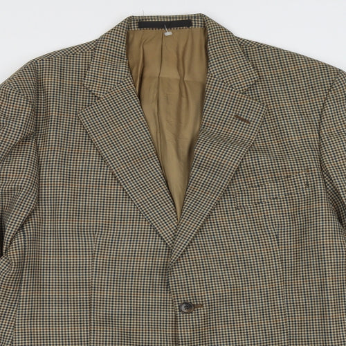 Marks and Spencer Mens Beige Wool Jacket Suit Jacket Size M Regular
