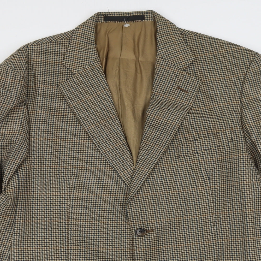 Marks and Spencer Mens Beige Wool Jacket Suit Jacket Size M Regular