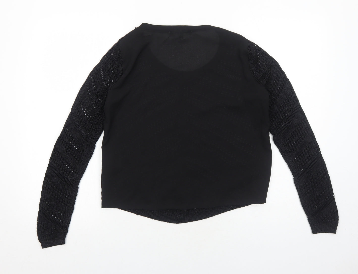 NEXT Womens Blue Crew Neck Acrylic Pullover Jumper Size 12 Pullover