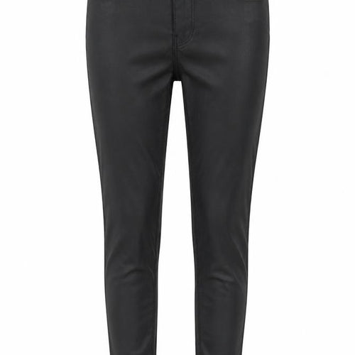 Denim & Co. Womens Black Viscose Jegging Trousers Size 8 Regular Zip