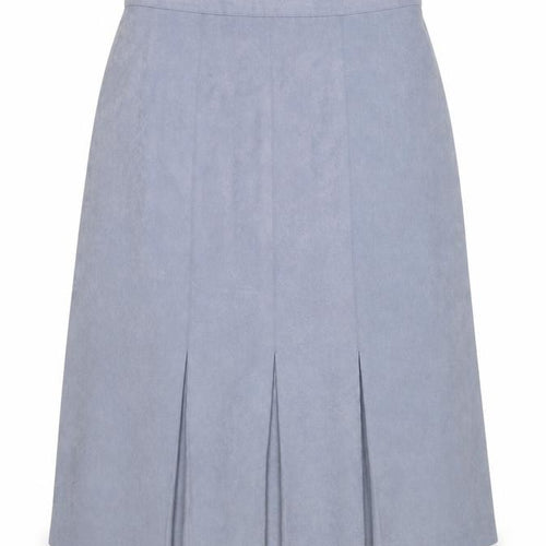 Preworn Womens Blue Polyester A-Line Skirt Size 28 in Zip