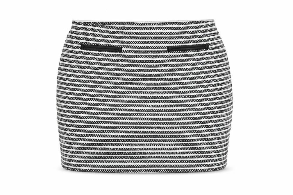 Originals Womens Black Striped Polyester Bandage Skirt Size M