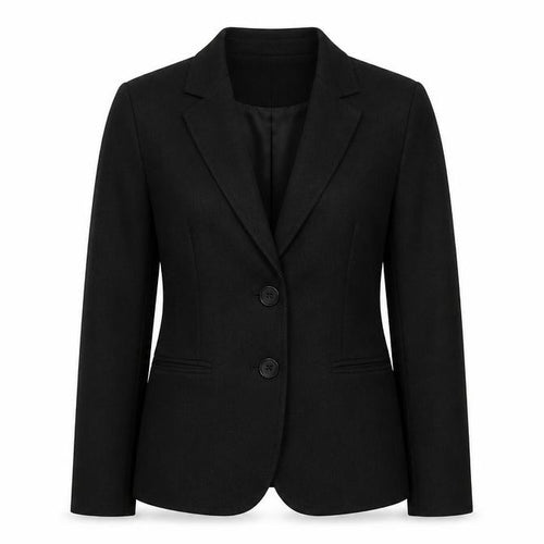 United Colors of Benetton Womens Grey Polyester Jacket Suit Jacket Size 14