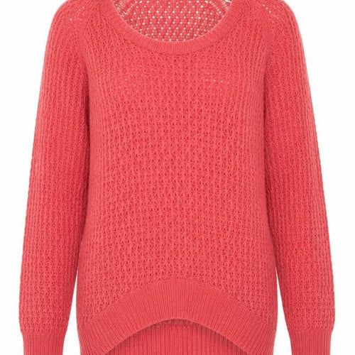 Dorothy Perkins Womens Pink Scoop Neck Acrylic Pullover Jumper Size S