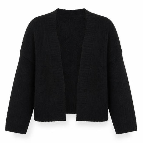 NEXT Womens Black V-Neck Acrylic Cardigan Jumper Size M