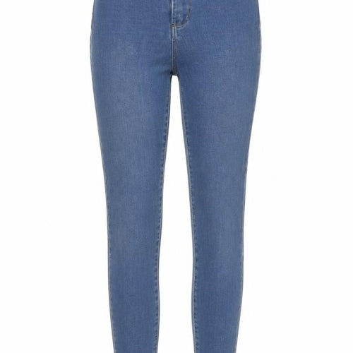 Denim & Co. Womens Blue Cotton Jegging Jeans Size 8 L31 in Regular Button