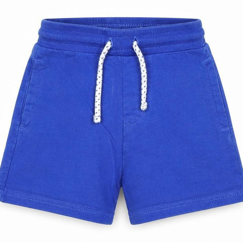 George Boys Blue 100% Cotton Cropped Trousers Size 18-24 Months Drawstring
