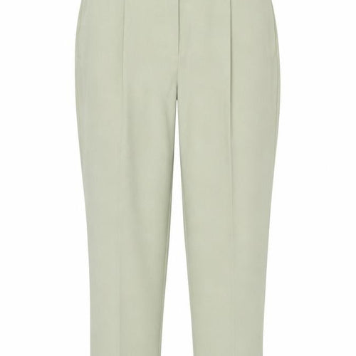 Bonmarche Womens Green Polyester Chino Trousers Size 18 Regular Zip