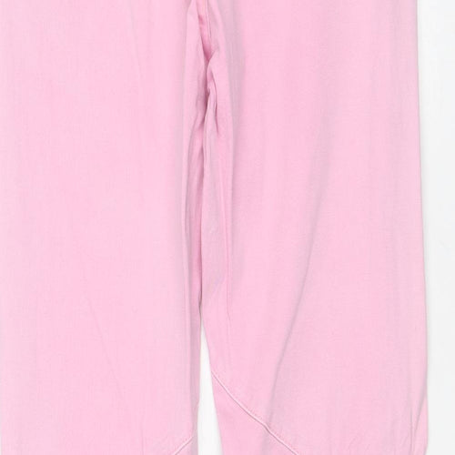 Ivy Womens Pink Cotton Trousers Size 28 in Regular Zip