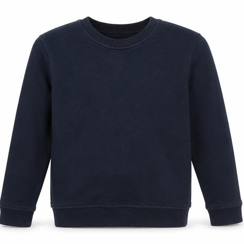 Marks and Spencer Boys Blue Cotton Pullover Sweatshirt Size 9-10 Years Pullover