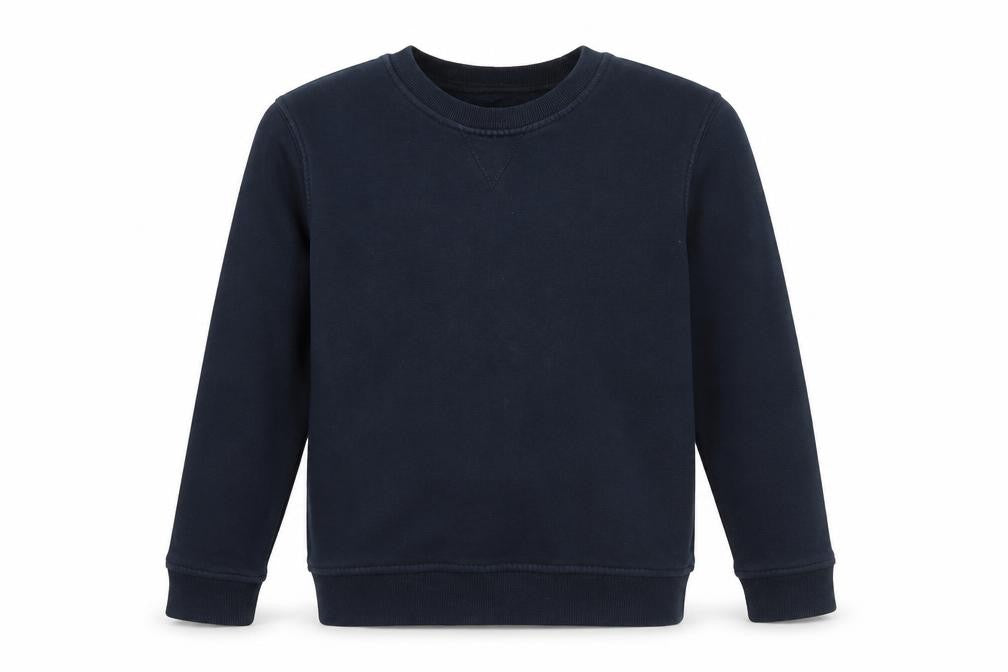 Marks and Spencer Boys Blue Cotton Pullover Sweatshirt Size 9-10 Years Pullover