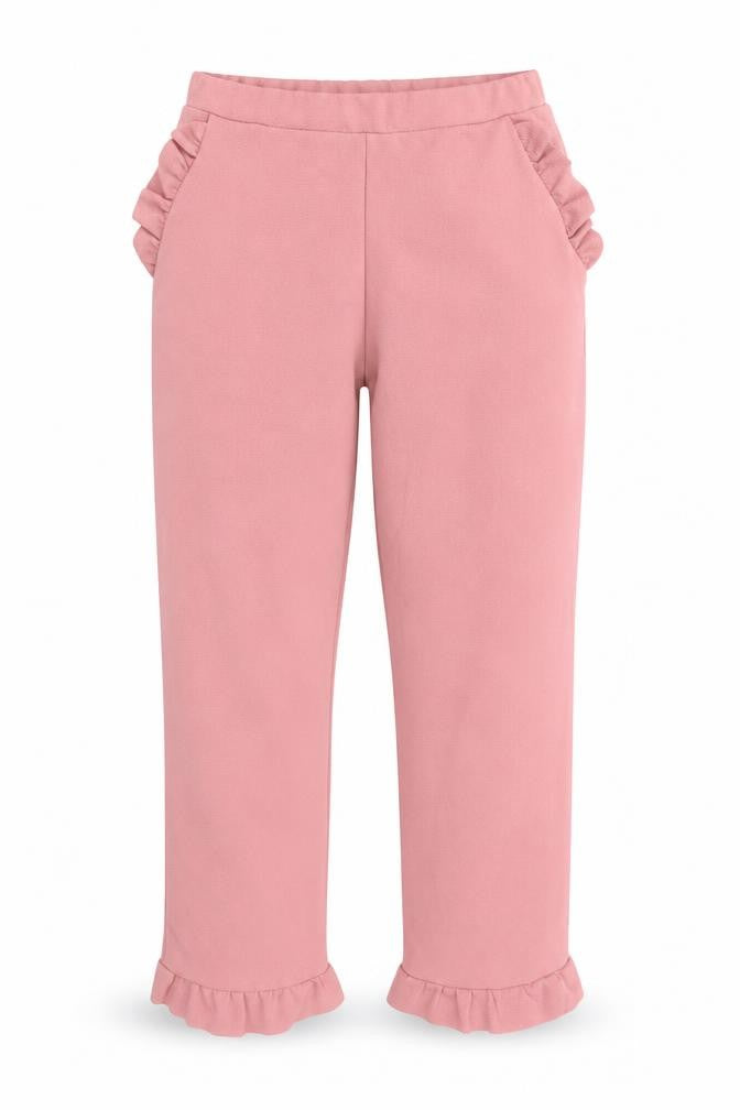 Edge Street Womens Pink Polyester Trousers Size 8 Regular