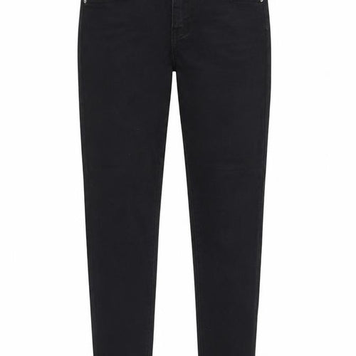 Denim & Co. Womens Black Cotton Skinny Jeans Size 10 Regular Zip