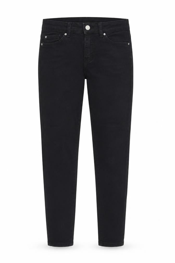 Denim & Co. Womens Black Cotton Skinny Jeans Size 10 Regular Zip