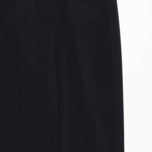 Gerry Weber Womens Blue Polyester Trousers Size 14 Regular Zip
