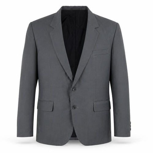 Preworn Mens Grey Polyacrylate Fibre Jacket Suit Jacket Size 42 Regular
