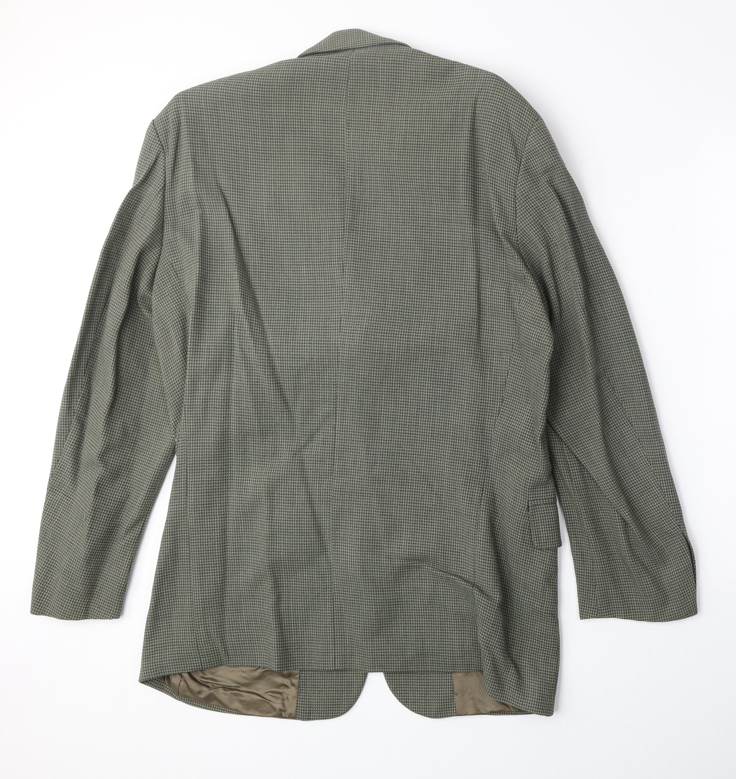 Marks and Spencer Mens Green Cotton Jacket Suit Jacket Size M Regular