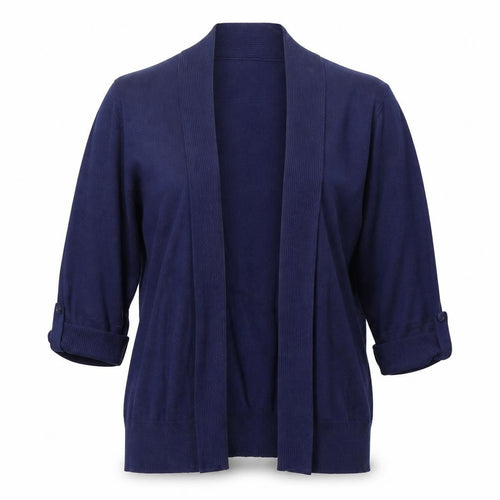 Arista Womens Blue V-Neck Viscose Cardigan Jumper Size S