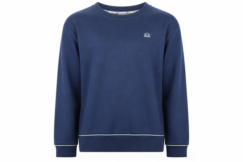Front view of Ellesse boys’ blue polyester pullover sweatshirt, size 16, years pullover